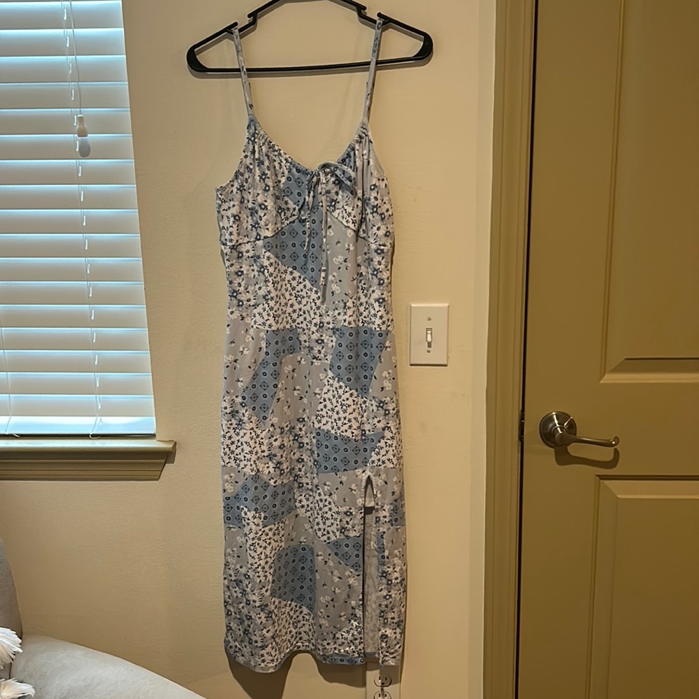 Blue maxi dress